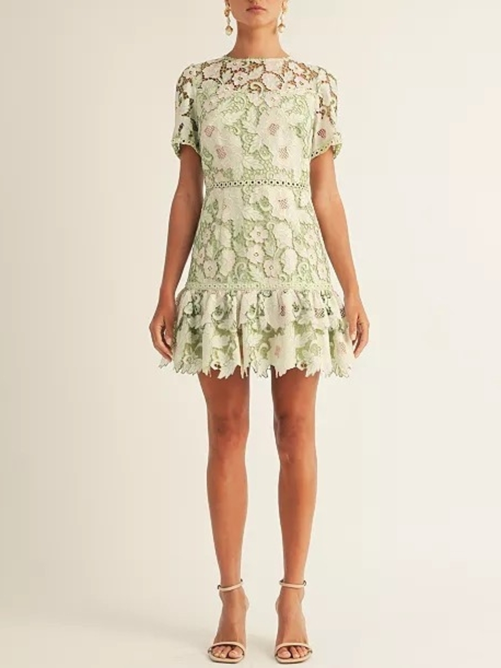 Women's Haley Floral Lace Dress Homecoming Cocktail Party Dress New Arose Large